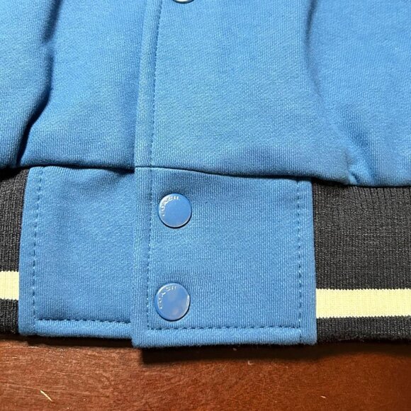 COACH Leather/Cotton Logo Patch Varsity Jacket - Picture 10 of 14